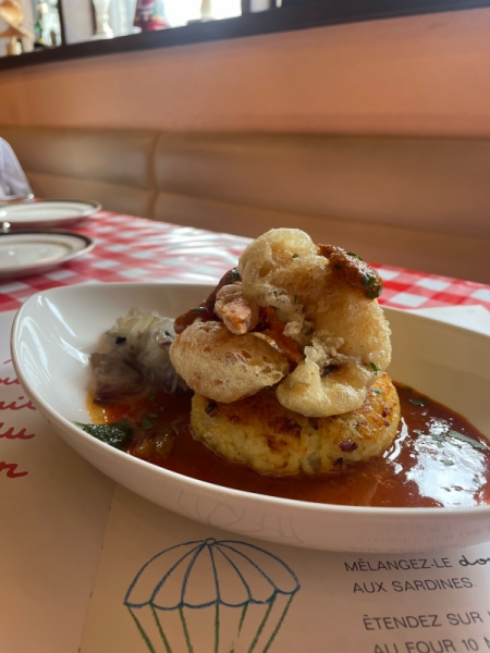 春キャベツの焼きリゾット